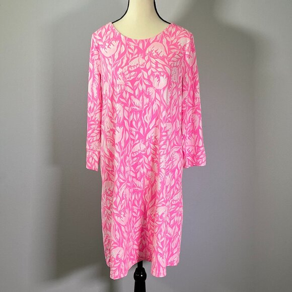 Lilly Pulitzer Solia Chillylilly Upf 50+ Women's Size M Pink Dress NWT - Picture 1 of 7